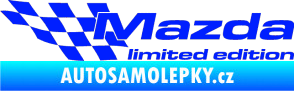 Samolepka Mazda limited edition levá modrá dynamic