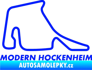 Samolepka Okruh Modern Hockenheim modrá dynamic