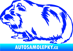 Samolepka Morče 002 levá modrá dynamic