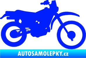 Samolepka Motorka 046 pravá modrá dynamic