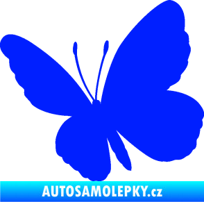 Samolepka Motýl 009 levá modrá dynamic