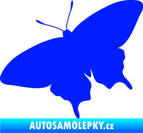 Samolepka Motýl 010 levá modrá dynamic