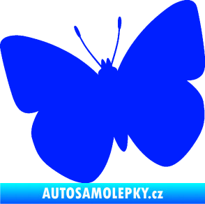 Samolepka Motýl 011 levá modrá dynamic