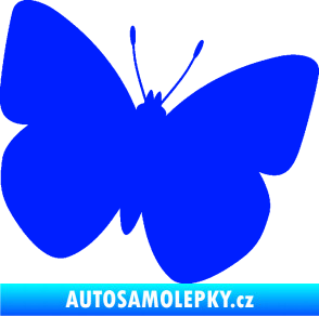 Samolepka Motýl 011 pravá modrá dynamic