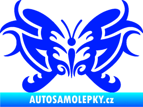 Samolepka Motýl 015 modrá dynamic
