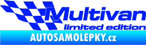 Samolepka Multivan limited edition levá modrá dynamic
