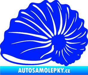 Samolepka Mušle 002 levá ulita modrá dynamic