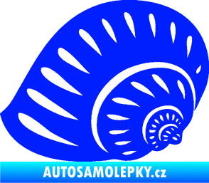 Samolepka Mušle 004 levá ulita modrá dynamic