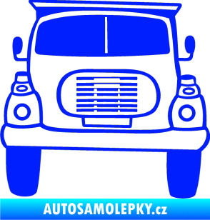 Samolepka Nákladní auto karikatura modrá dynamic