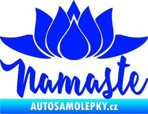 Samolepka Namaste 001 lotosový květ modrá dynamic