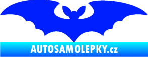Samolepka Netopýr 006 modrá dynamic