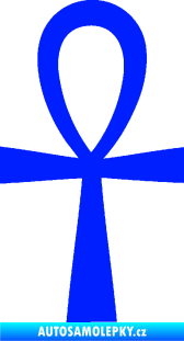 Samolepka Nilský kříž Ankh modrá dynamic