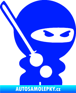 Samolepka Ninja baby 001 pravá modrá dynamic