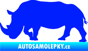 Samolepka Nosorožec 002 levá modrá dynamic