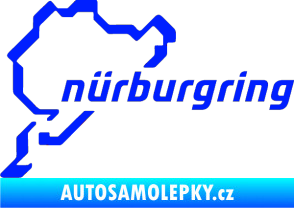 Samolepka Nurburgring modrá dynamic