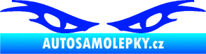 Samolepka Oči 003  modrá dynamic