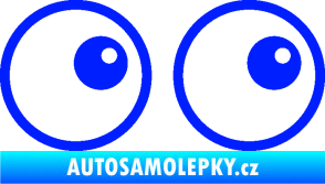 Samolepka Oči 006 pravá modrá dynamic