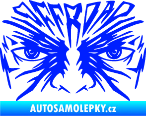 Samolepka Off Road 004 s obličejem modrá dynamic