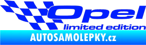 Samolepka Opel limited edition levá modrá dynamic