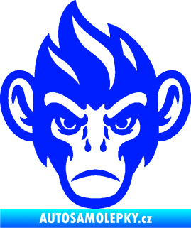 Samolepka Opičák 002 levá modrá dynamic