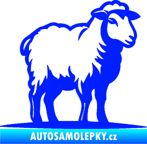 Samolepka Ovce 002 pravá modrá dynamic