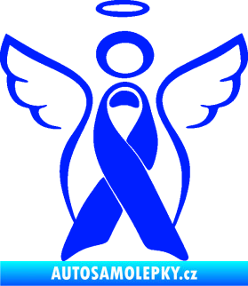 Samolepka Památeční andělíček memory modrá dynamic