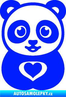 Samolepka Panda 008 roztomilá modrá dynamic