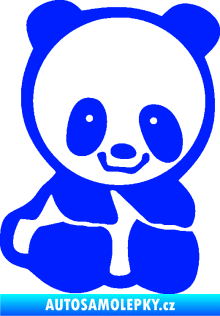 Samolepka Panda 009 pravá baby modrá dynamic