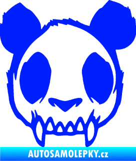 Samolepka Panda zombie  modrá dynamic