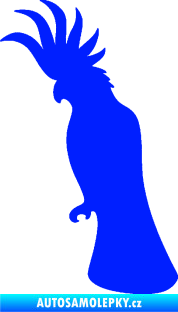 Samolepka Papoušek 003 levá modrá dynamic