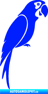 Samolepka Papoušek 009 pravá modrá dynamic