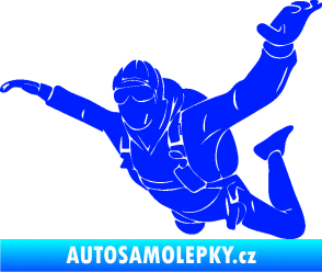 Samolepka Parašutista 004 levá modrá dynamic