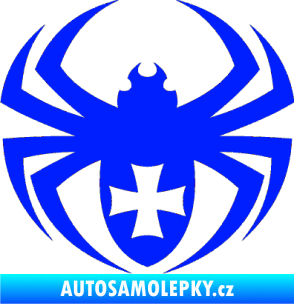 Samolepka Pavouk 004 křižák modrá dynamic