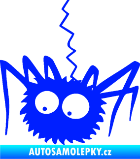 Samolepka Pavouk 020 levá modrá dynamic