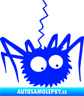 Samolepka Pavouk 020 pravá modrá dynamic