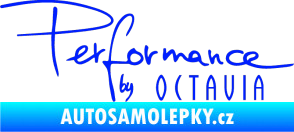 Samolepka Performance by Octavia modrá dynamic