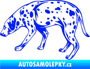 Samolepka Pes 001 levá Dalmatin modrá dynamic