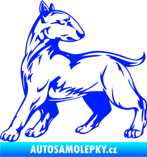 Samolepka Pes 011 levá modrá dynamic