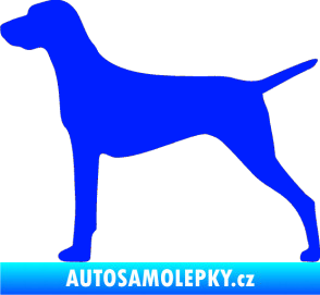 Samolepka Pes 052 levá Ohař modrá dynamic