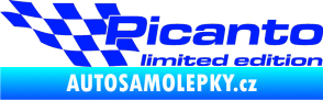 Samolepka Picanto limited edition levá modrá dynamic