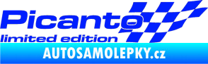Samolepka Picanto limited edition pravá modrá dynamic