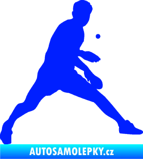 Samolepka Ping pong 002 pravá modrá dynamic