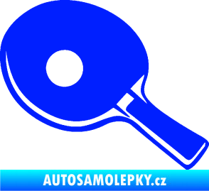 Samolepka Ping pong pálka levá modrá dynamic