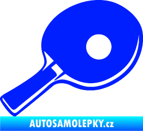 Samolepka Ping pong pálka pravá modrá dynamic