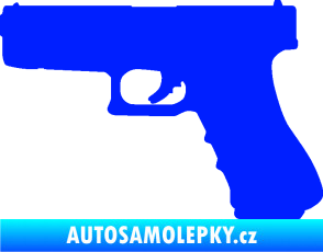 Samolepka Pistole 001 levá modrá dynamic