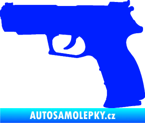 Samolepka Pistole 003 levá modrá dynamic