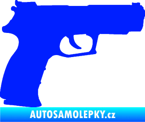 Samolepka Pistole 003 pravá modrá dynamic