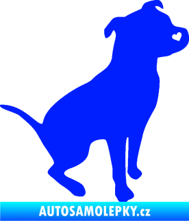 Samolepka Pitbull 005 pravá modrá dynamic