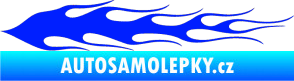Samolepka Plameny 010 modrá dynamic