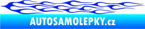 Samolepka Plameny 012 modrá dynamic